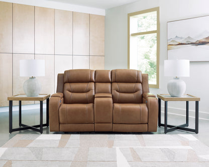 Dreamer Power Reclining Console Loveseat with Audio Seating