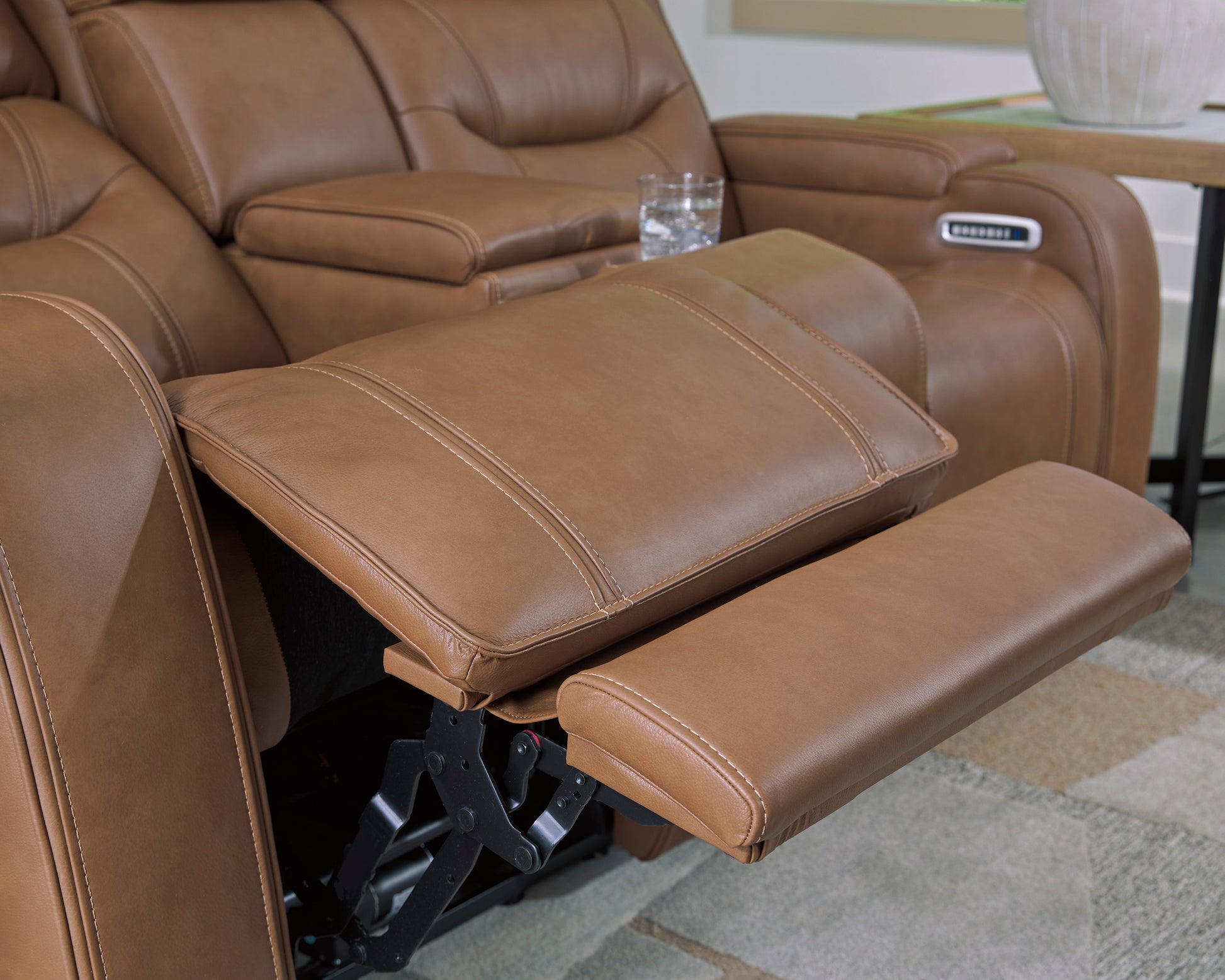 Dreamer Power Reclining Console Loveseat with Audio Seating