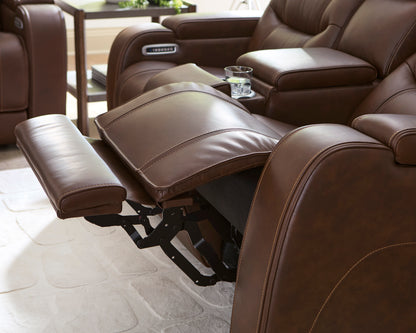 Dreamer Power Reclining Console Loveseat with Audio Seating