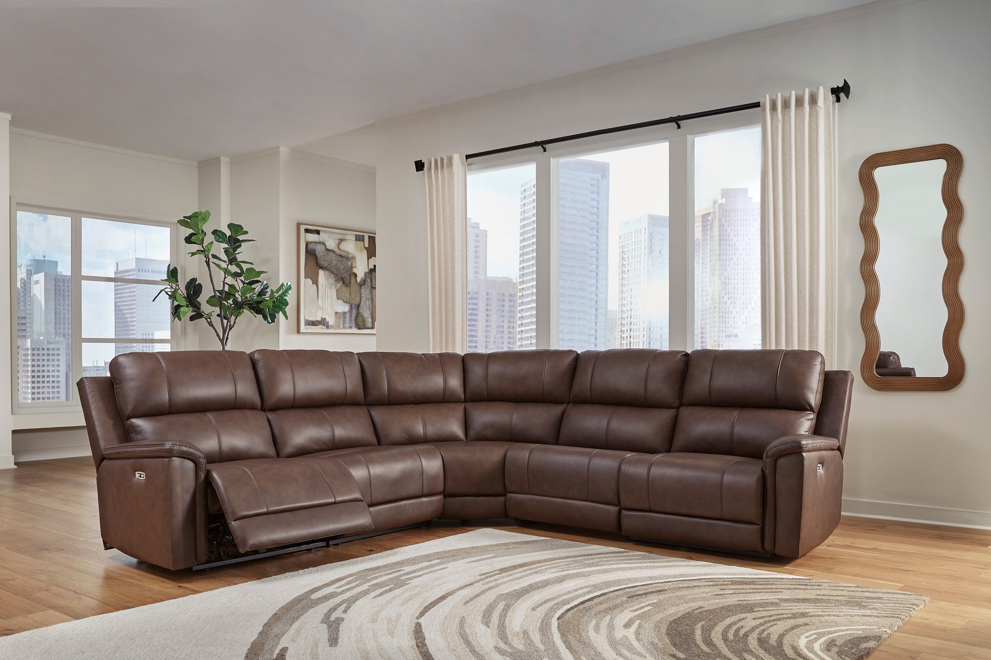 Beryton 5-Piece Power Reclining Sectional