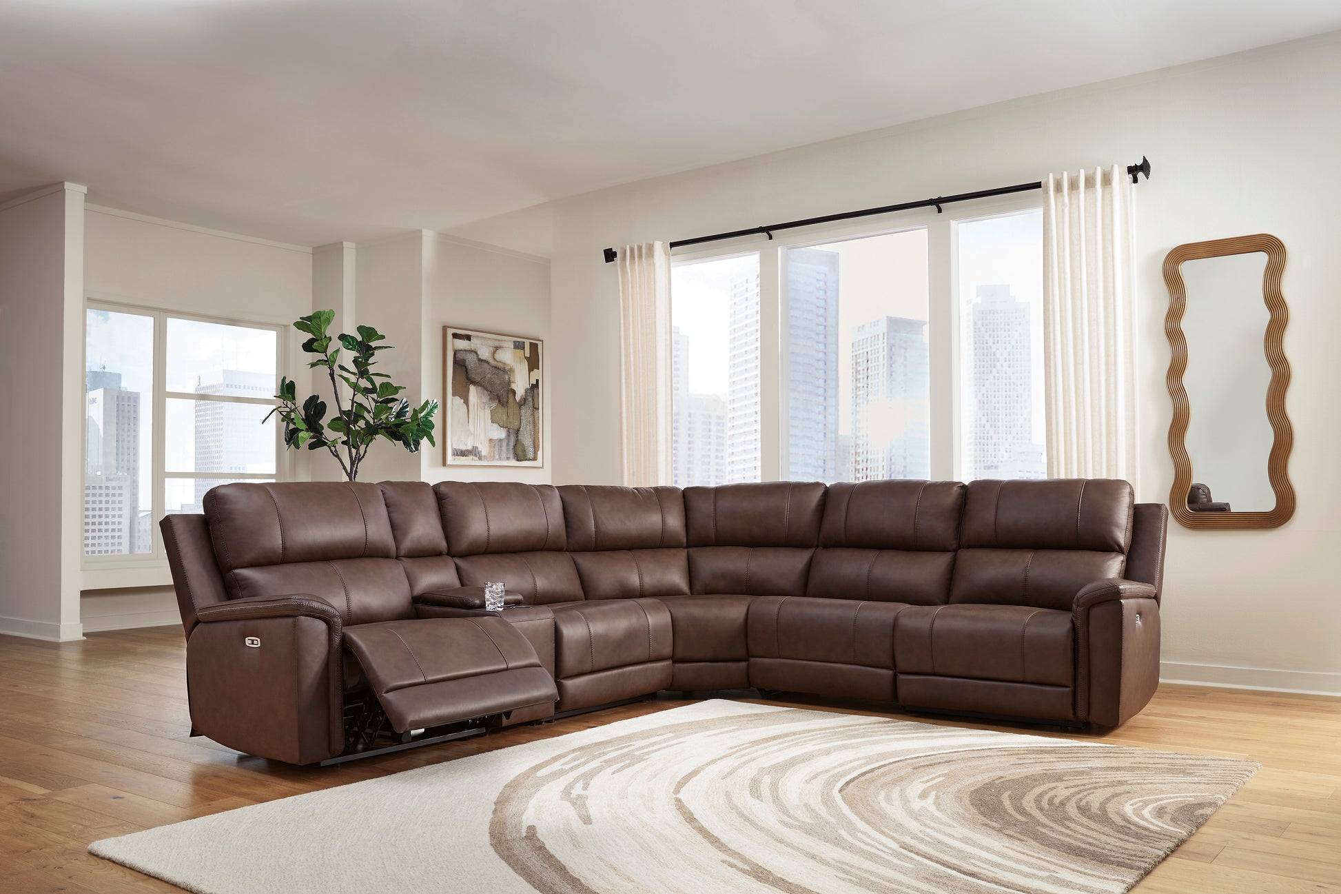 Beryton 6-Piece Power Reclining Sectional