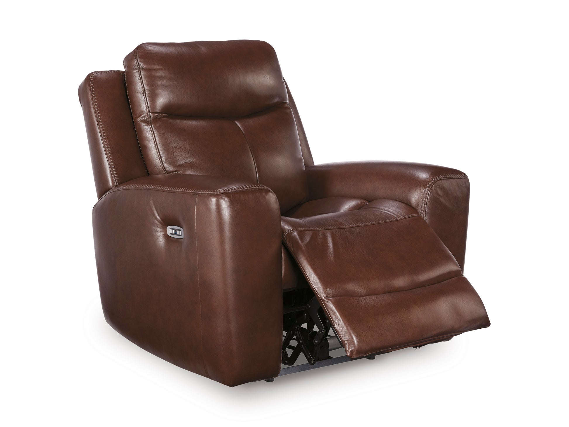 Momentum Moves Leather Power Recliner with Adjustable Headrest