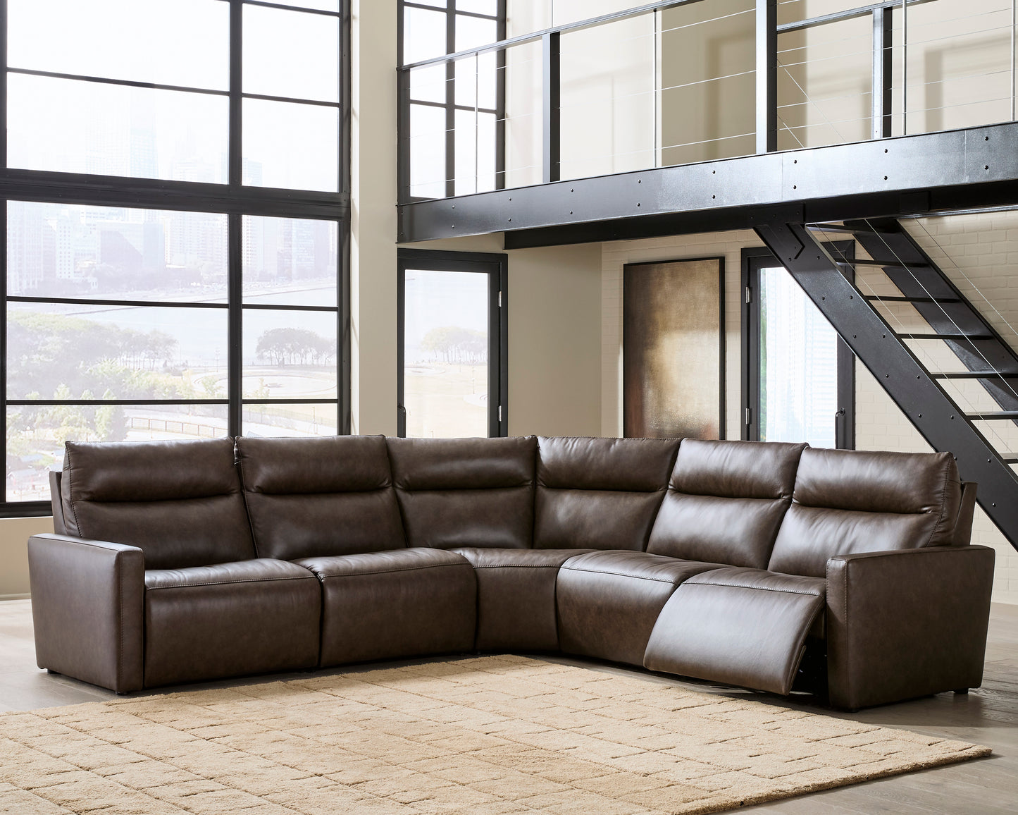 Ashley ModZ 5-Piece Power Reclining Sectional