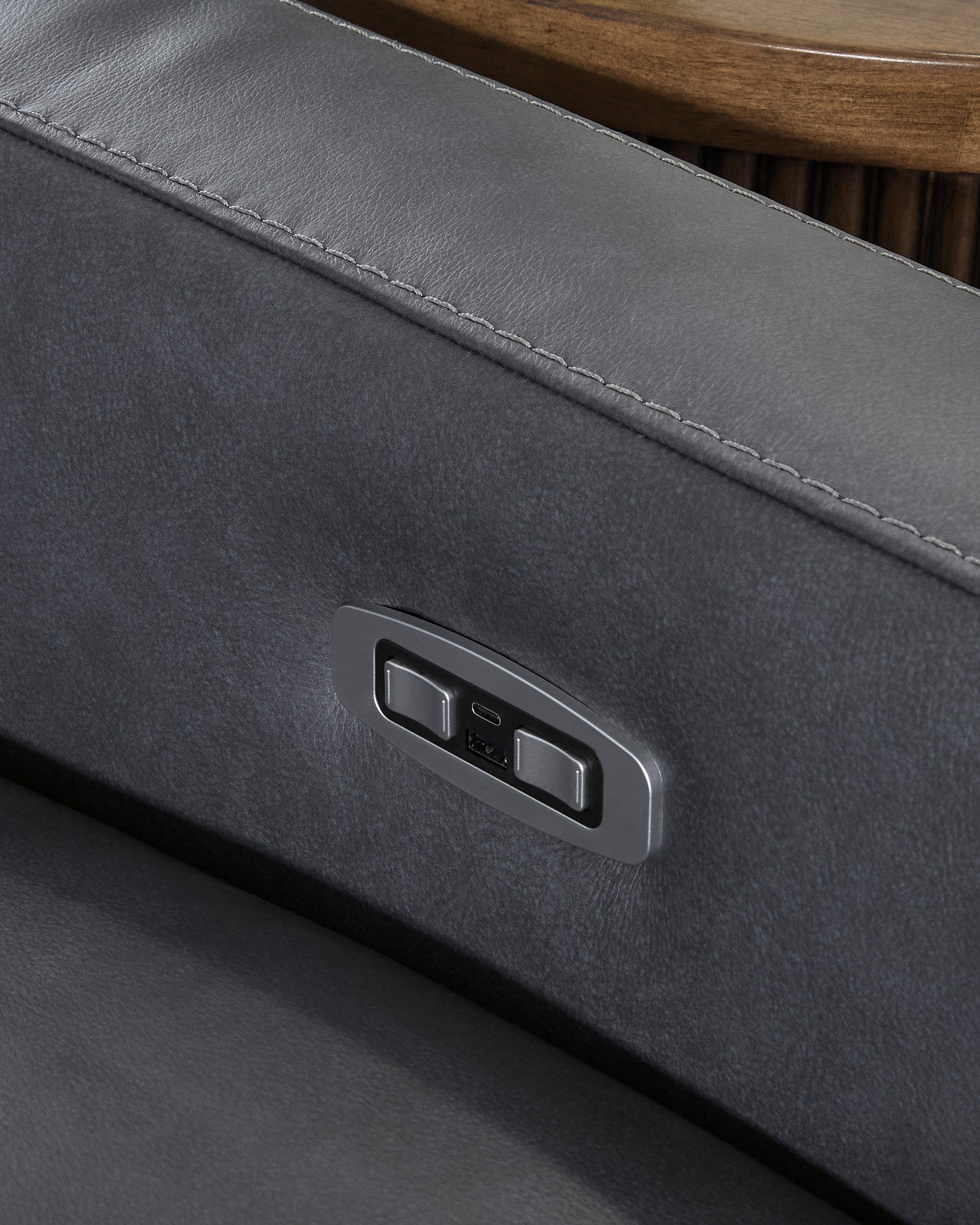 ModZ 6-Piece Power Reclining Sectional with Audio Console