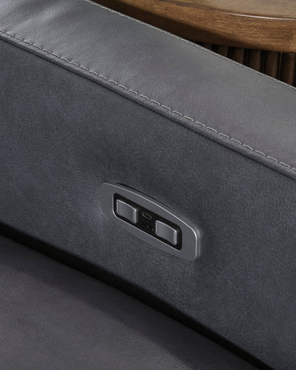 ModZ 6-Piece Power Reclining Sectional with Audio Console