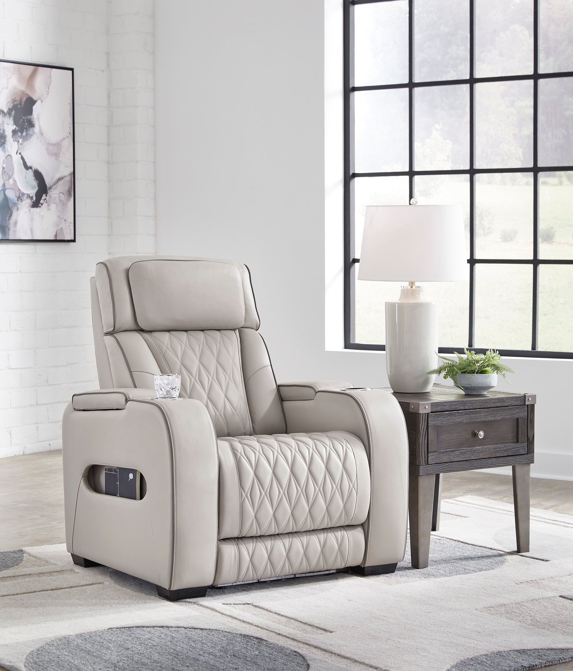 Boyington Power Recliner with Adjustable Headrest