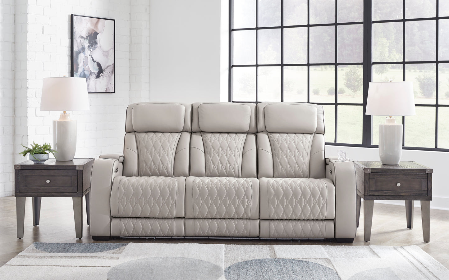 Boyington Power Reclining Sofa with Adjustable Headrest