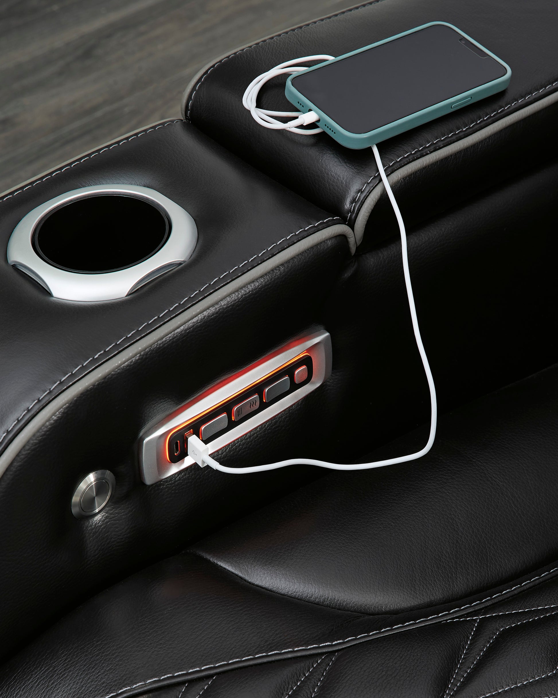 Boyington Power Reclining Sofa with Adjustable Headrest