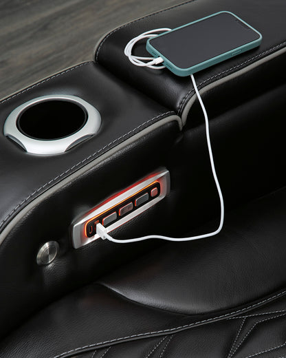 Boyington Power Reclining Sofa with Adjustable Headrest