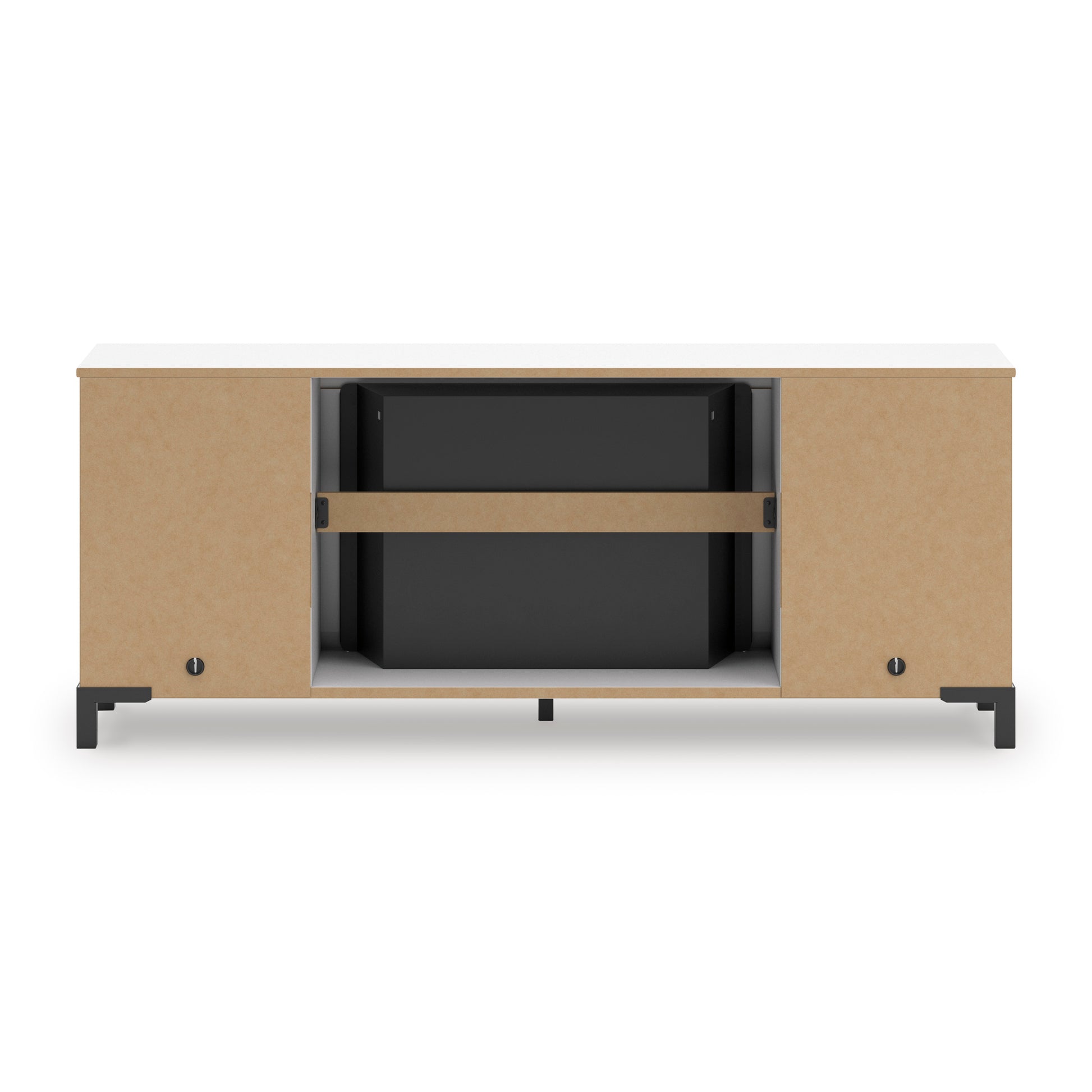 Brollevi TV Stand with Fireplace