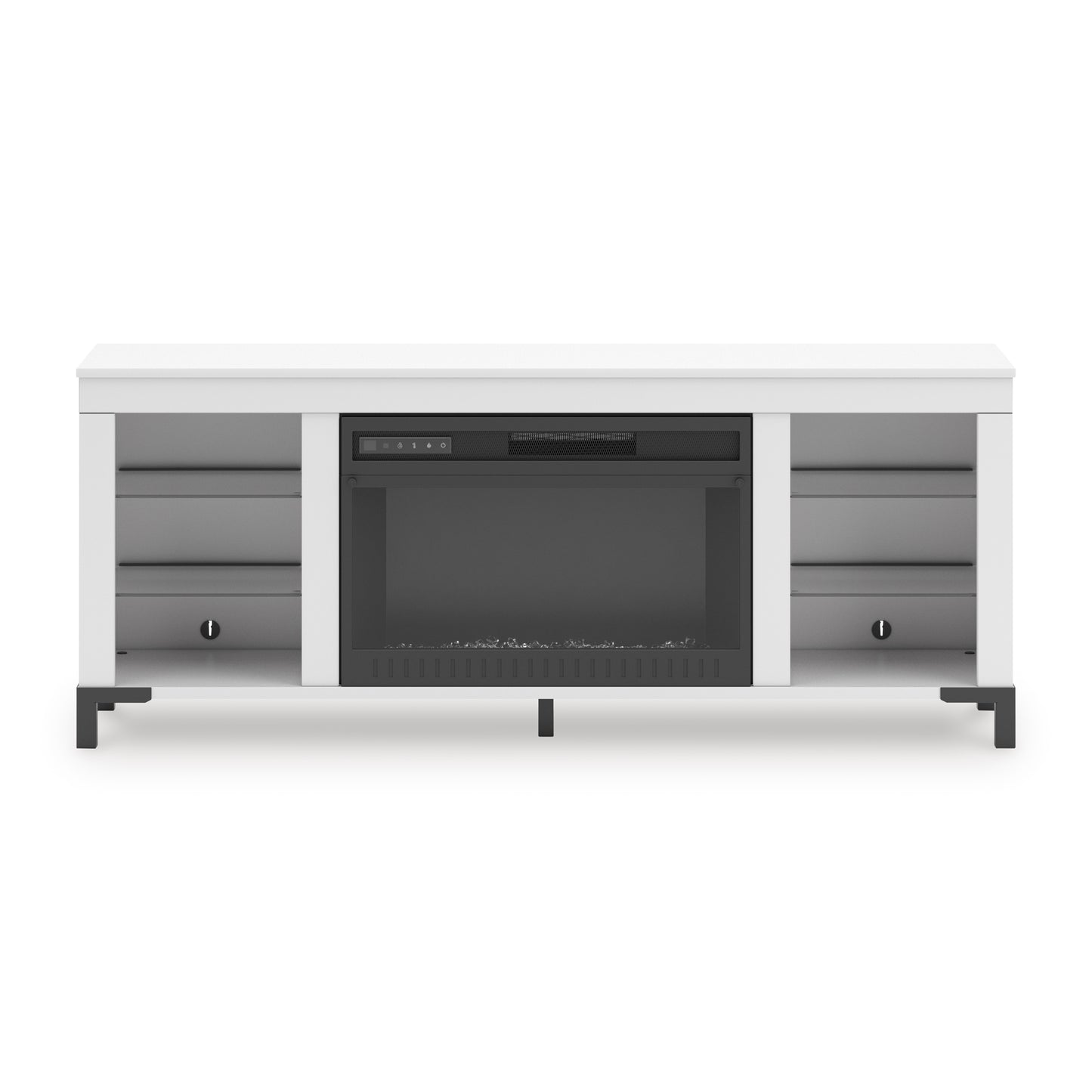 Brollevi TV Stand with Fireplace