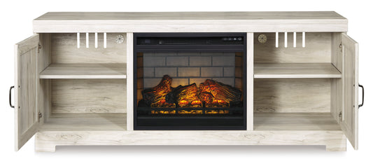 Bellaby 63" TV Stand with Electric Log Fireplace
