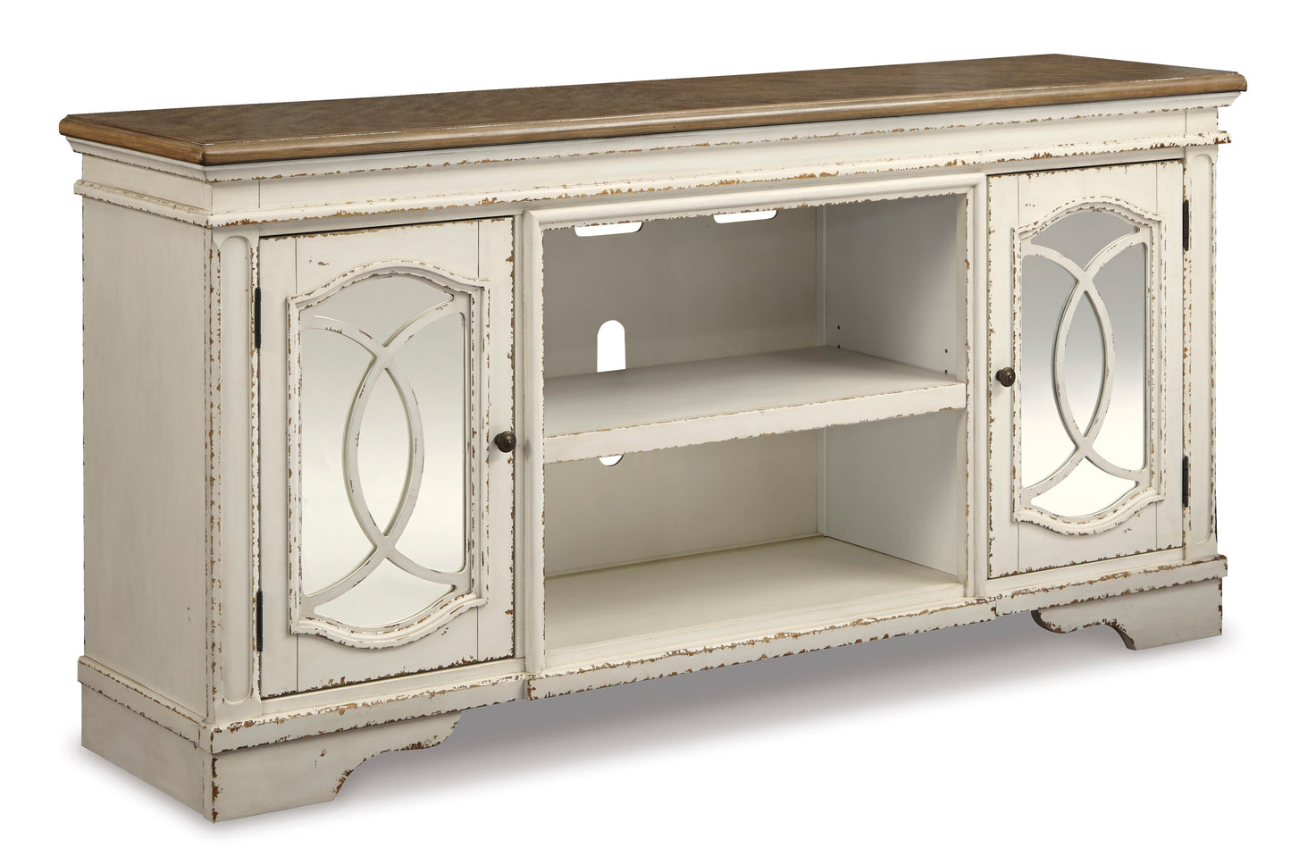 Realyn XL TV Stand with Fireplace Option