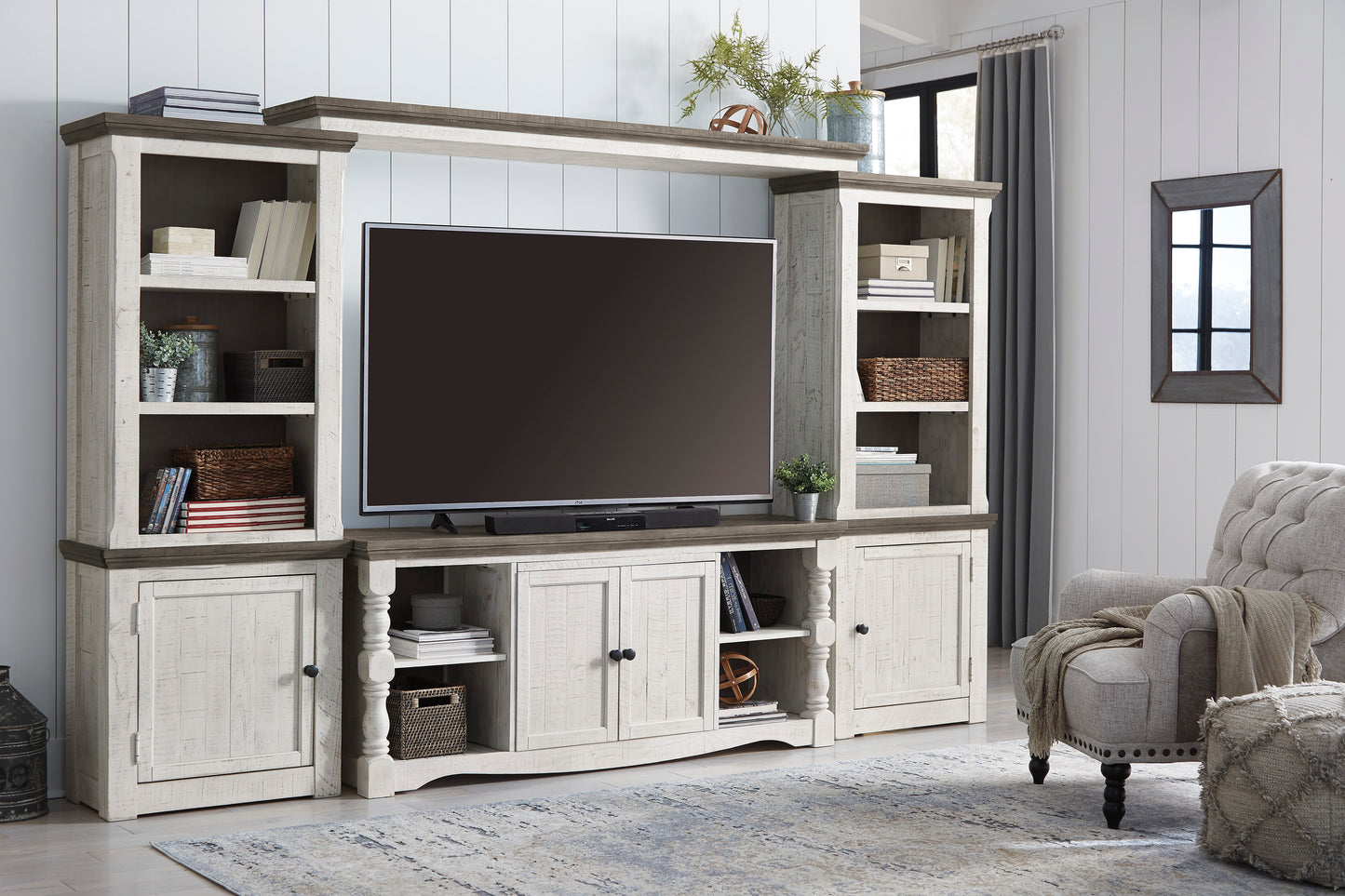 Ashley Havalance 4-Piece Entertainment Center with 67'' TV Stand