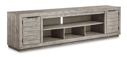 Naydell XL TV Stand with Fireplace Option