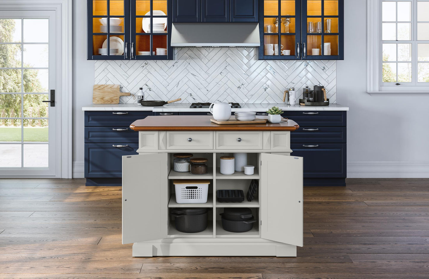 Americana Kitchen Island