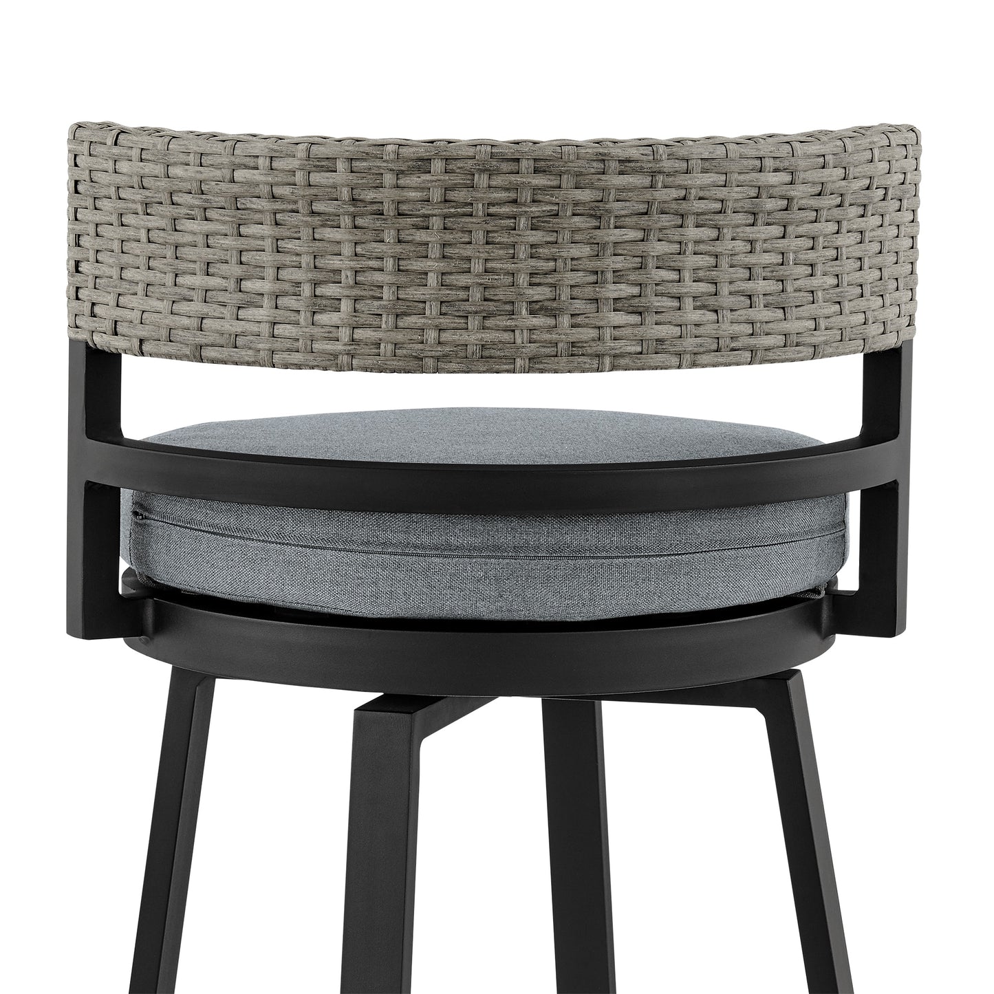 Encinitas Outdoor Patio Swivel Bar Stool