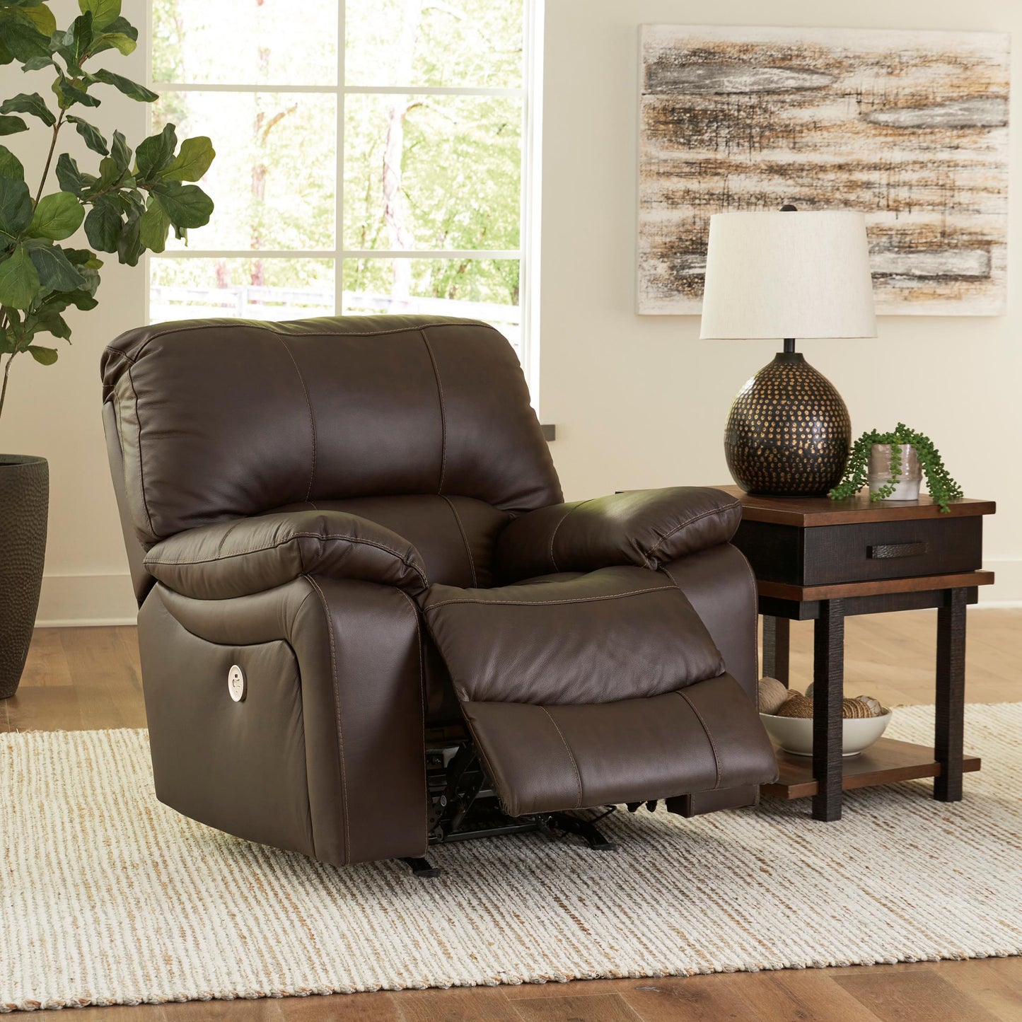 Leesworth Power Leather Recliner