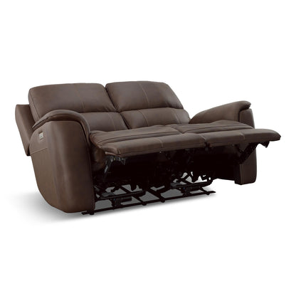 Carmen Leather Power Reclining Loveseat