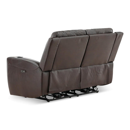 Chesapeake Leather Power Reclining Loveseat