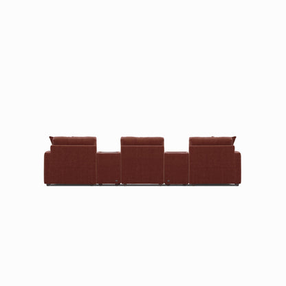 Modular One 5-Piece Theater Sectional with Dual Chaise