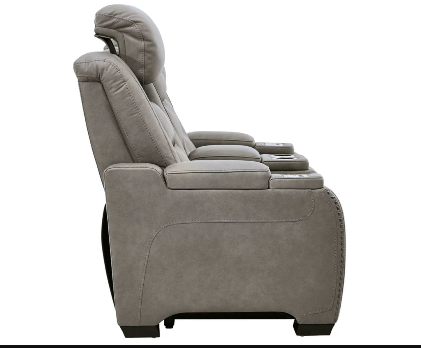 Man-Den Triple Reclining Loveseat with Console