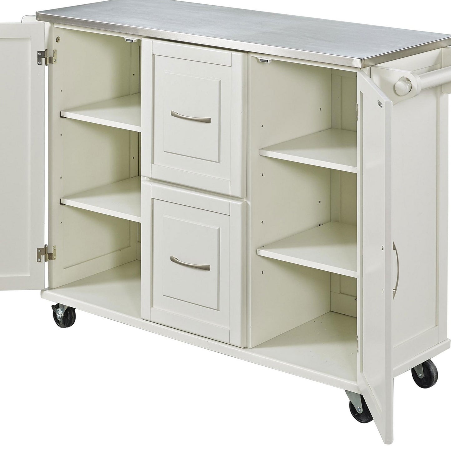 Dolly Madison 2 Drawer Kitchen Cart