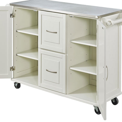 Dolly Madison 2 Drawer Kitchen Cart