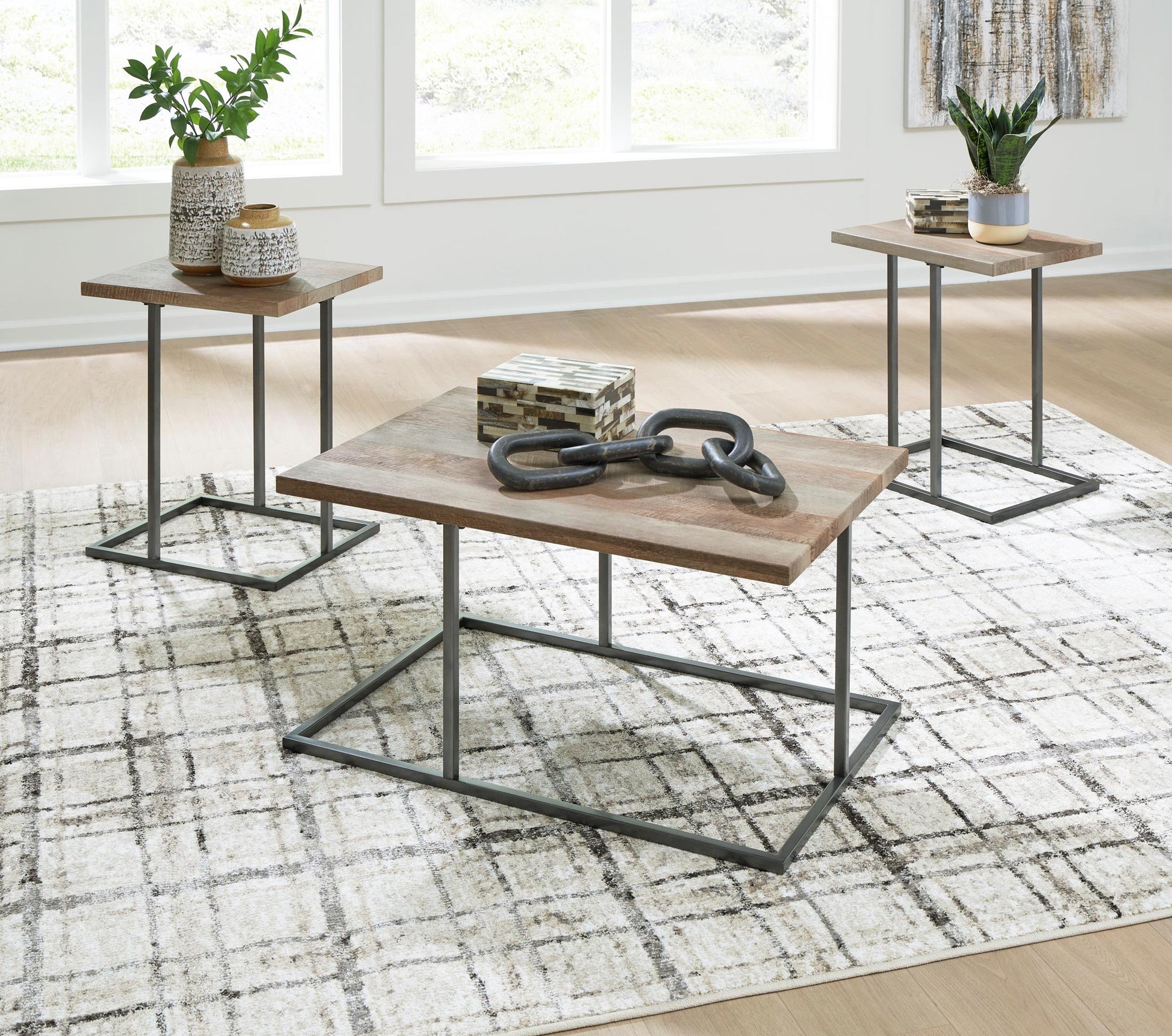 Albreane 3-Piece Table Set