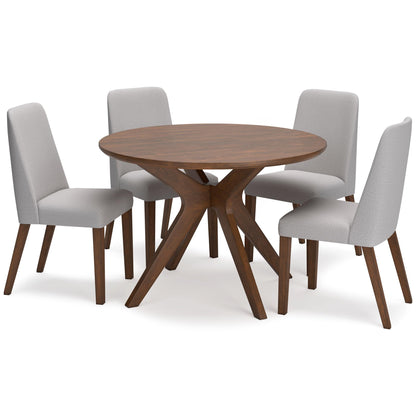 Lyncott 5 Piece Round Dining Set