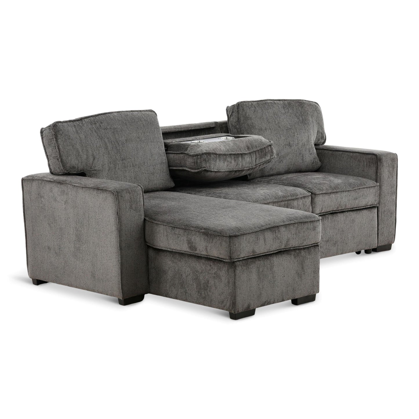 Amir 2-Piece Sectional with Sofa Bed