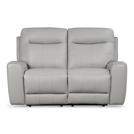 Blaine Leather Power Loveseat