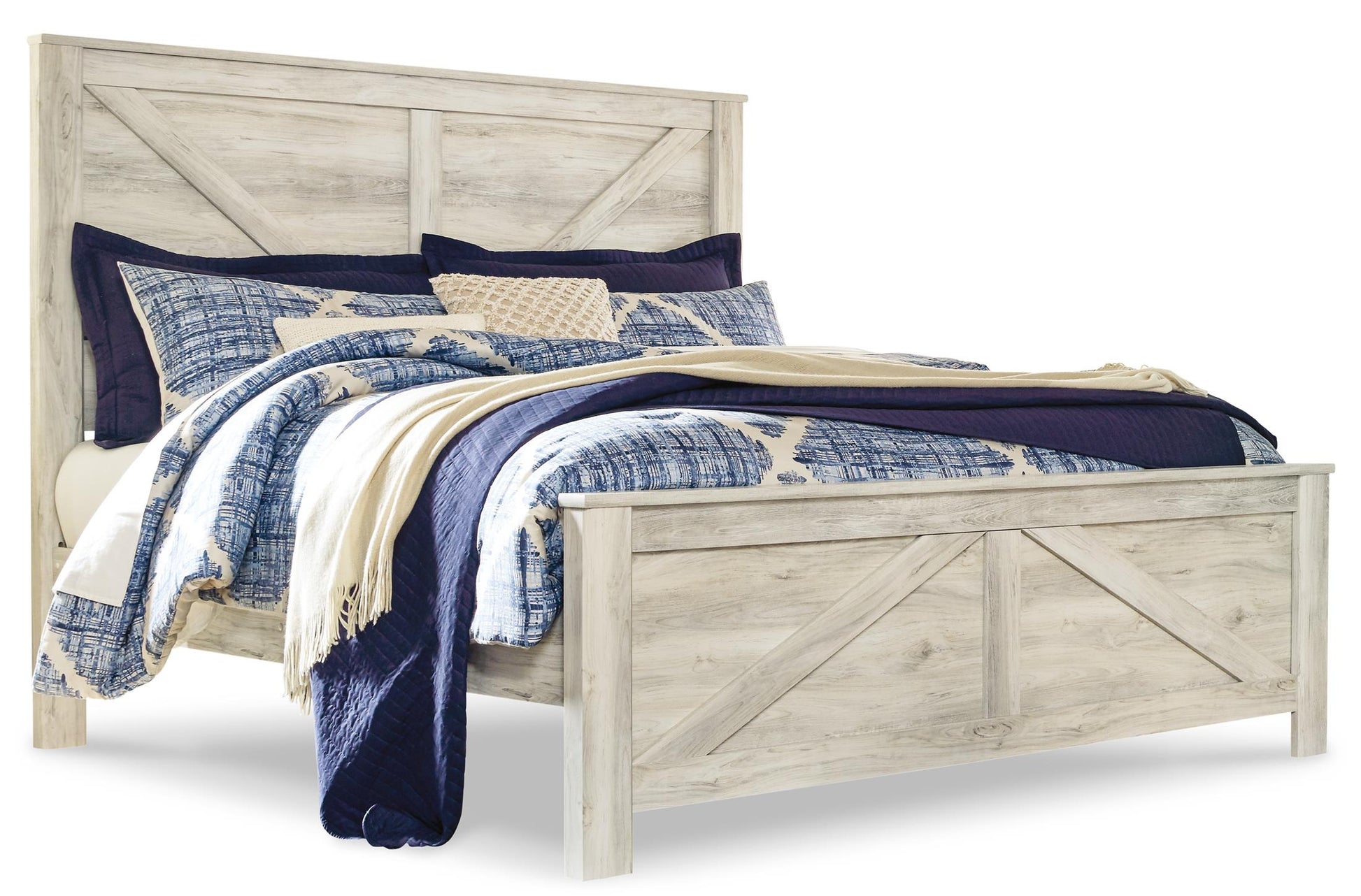 Bellaby King Crossbuck Panel Bed