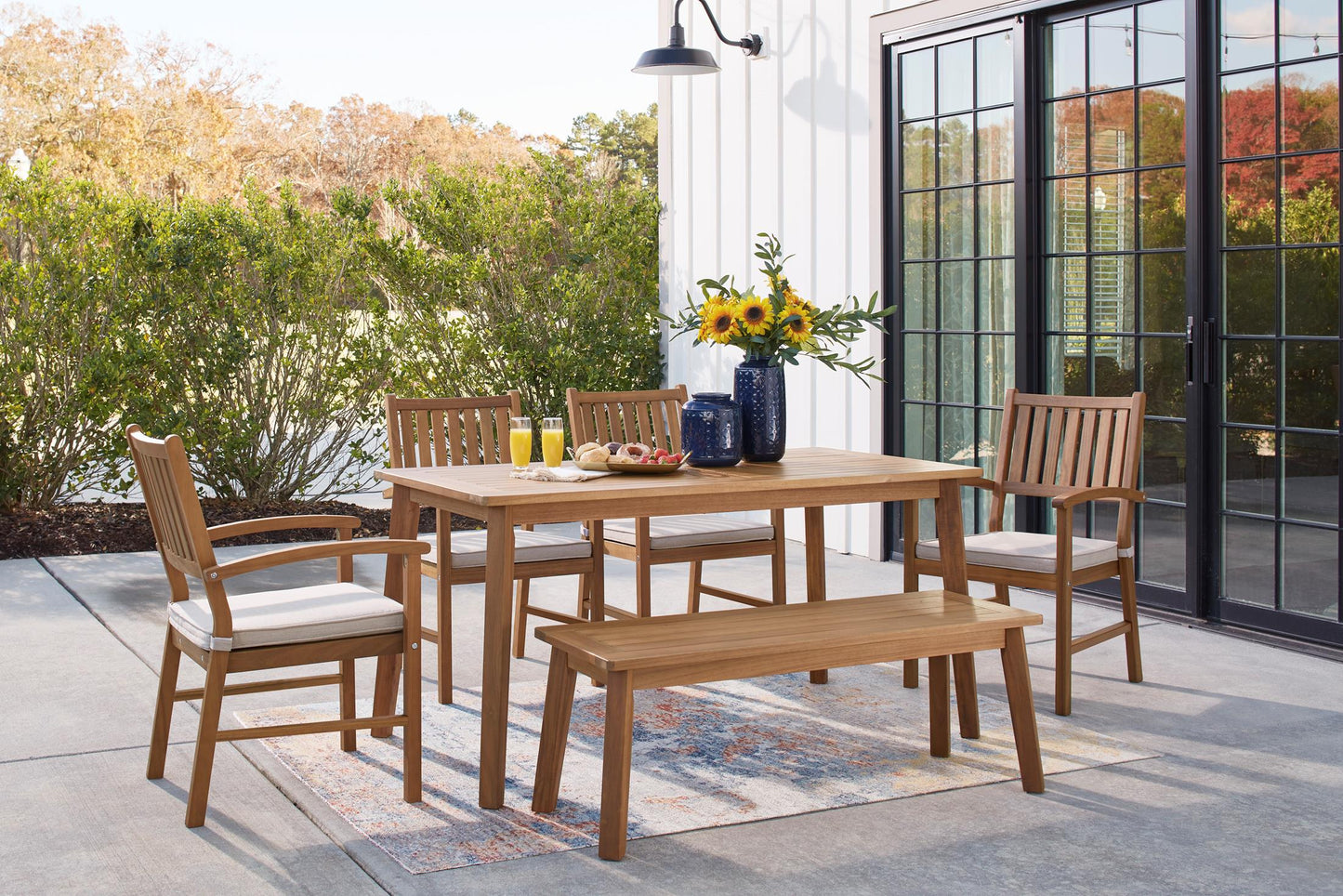 Janiyah 6-Piece Outdoor Dining Set