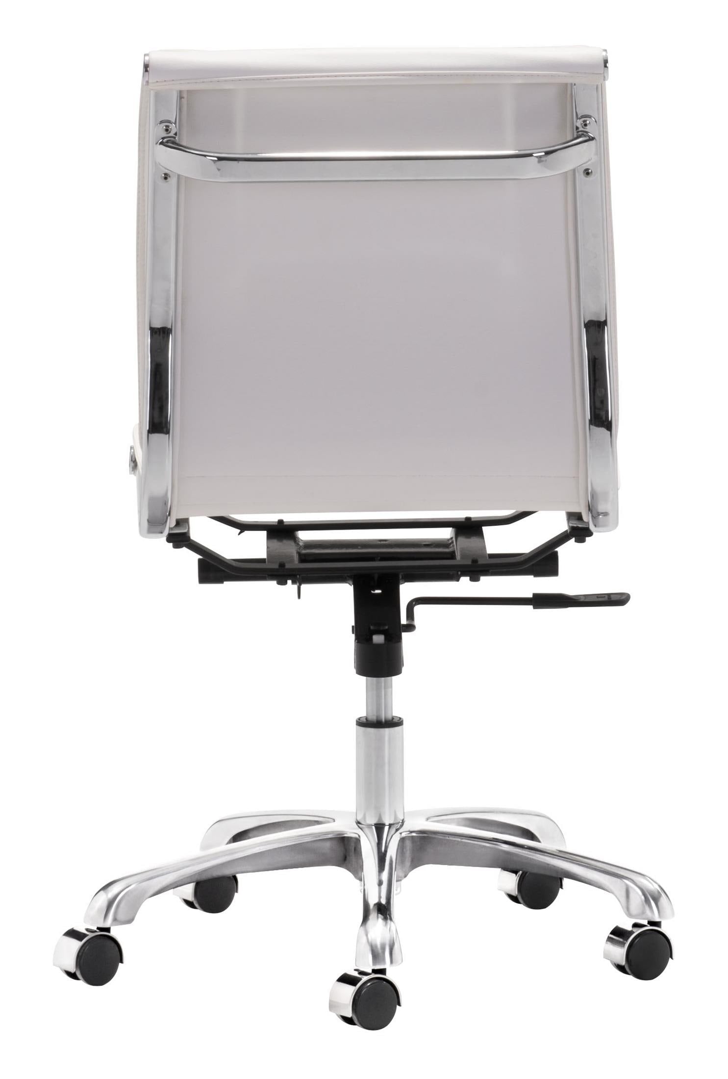 Lider Plus Armless Office Chair White