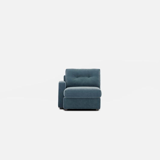 Modular One Left Arm Facing Chaise - Teal