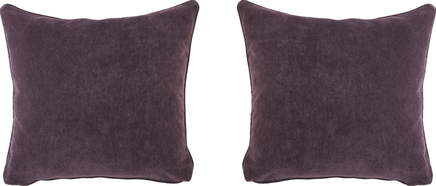 Vivienne Featherblend Pillows (Set of 2) Aubergine