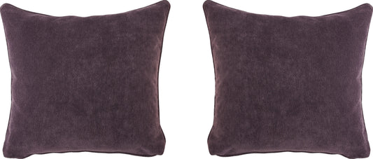 Vivienne Featherblend Pillows (Set of 2) Aubergine