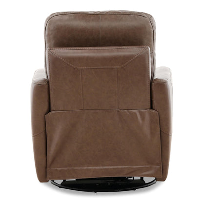 Brea Leather Power Swivel Recliner