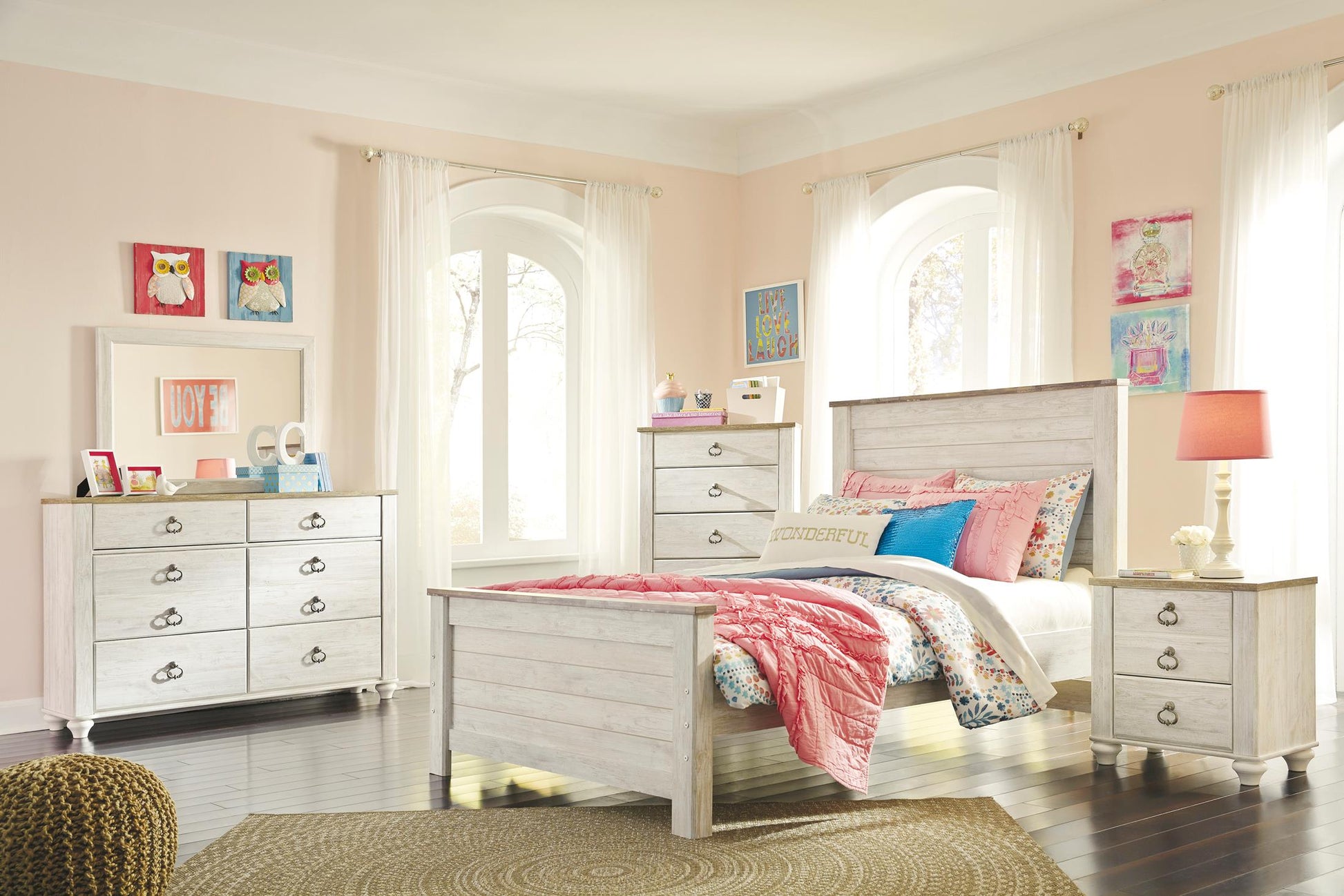 Willowton 3-Piece Panel Bedroom Set