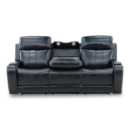 Hampton Leather Power Reclining Sofa