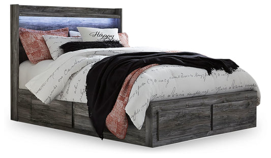 Ashley Baystorm Queen Panel Bed with 6 Storage Drawers