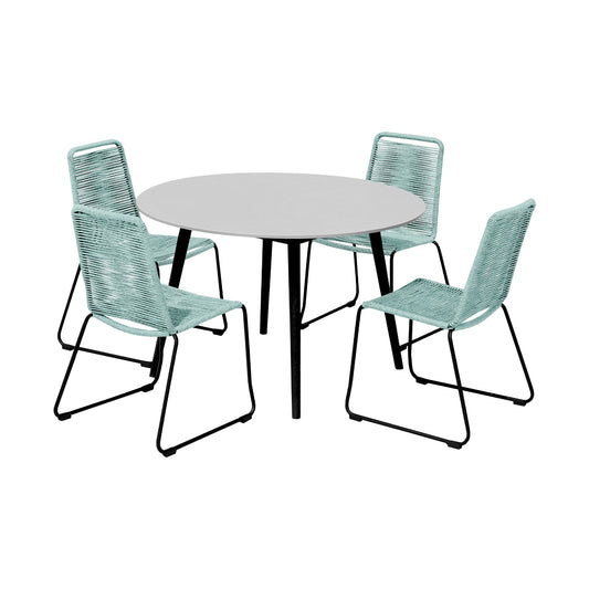 Sydney and Shasta 5-Piece Patio Outdoor Dining Set