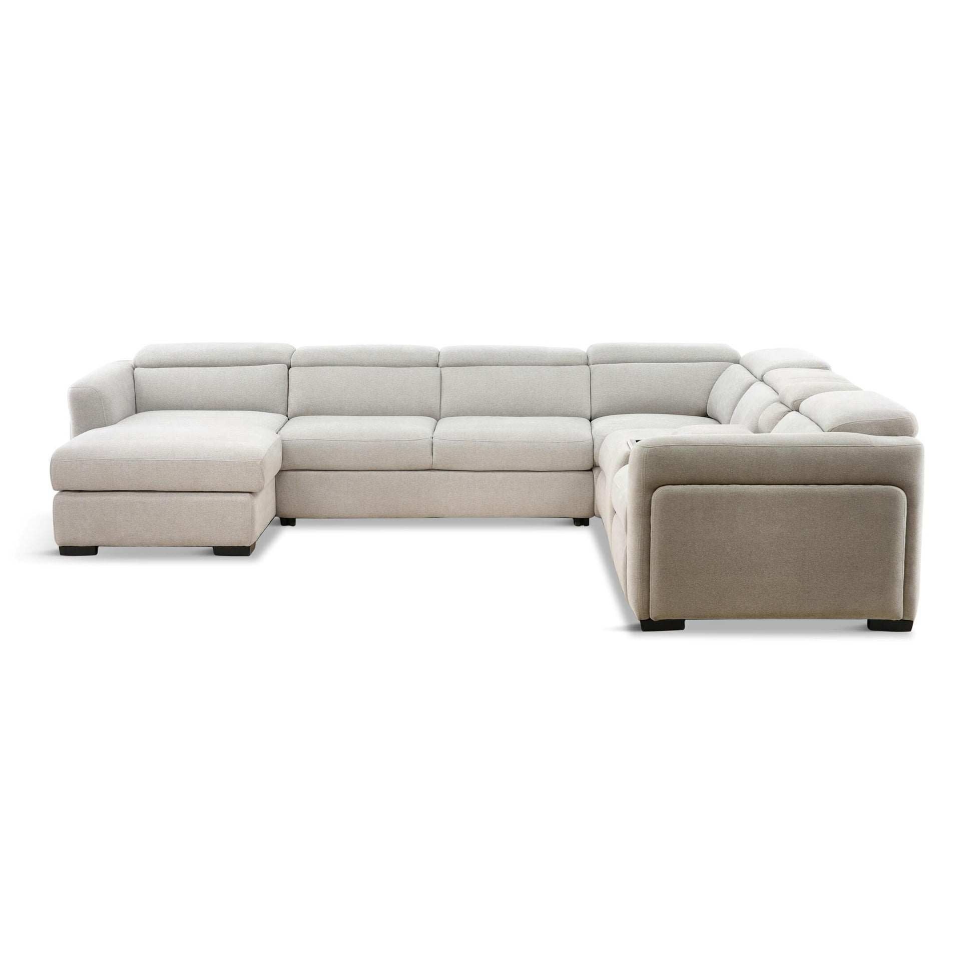 Tuscany 6-Piece Power Reclining Left-Facing Sectional Chaise