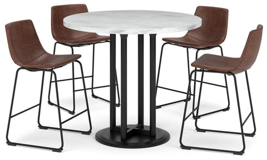 Centiar 5-Piece Counter Height Dining Set