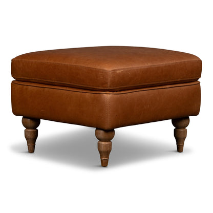 Hoffman Leather Ottoman