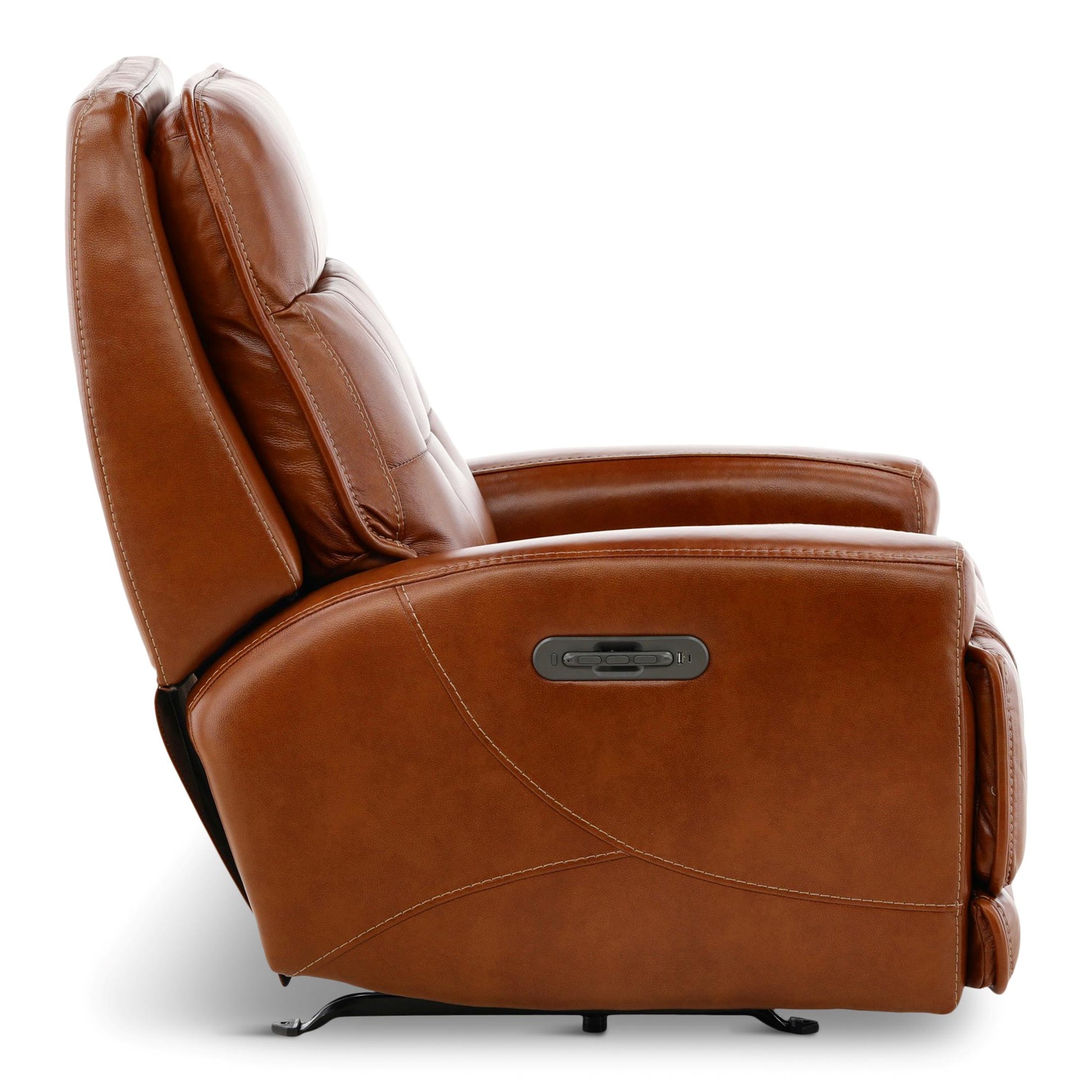 Fresco Leather Power Rocker Recliner