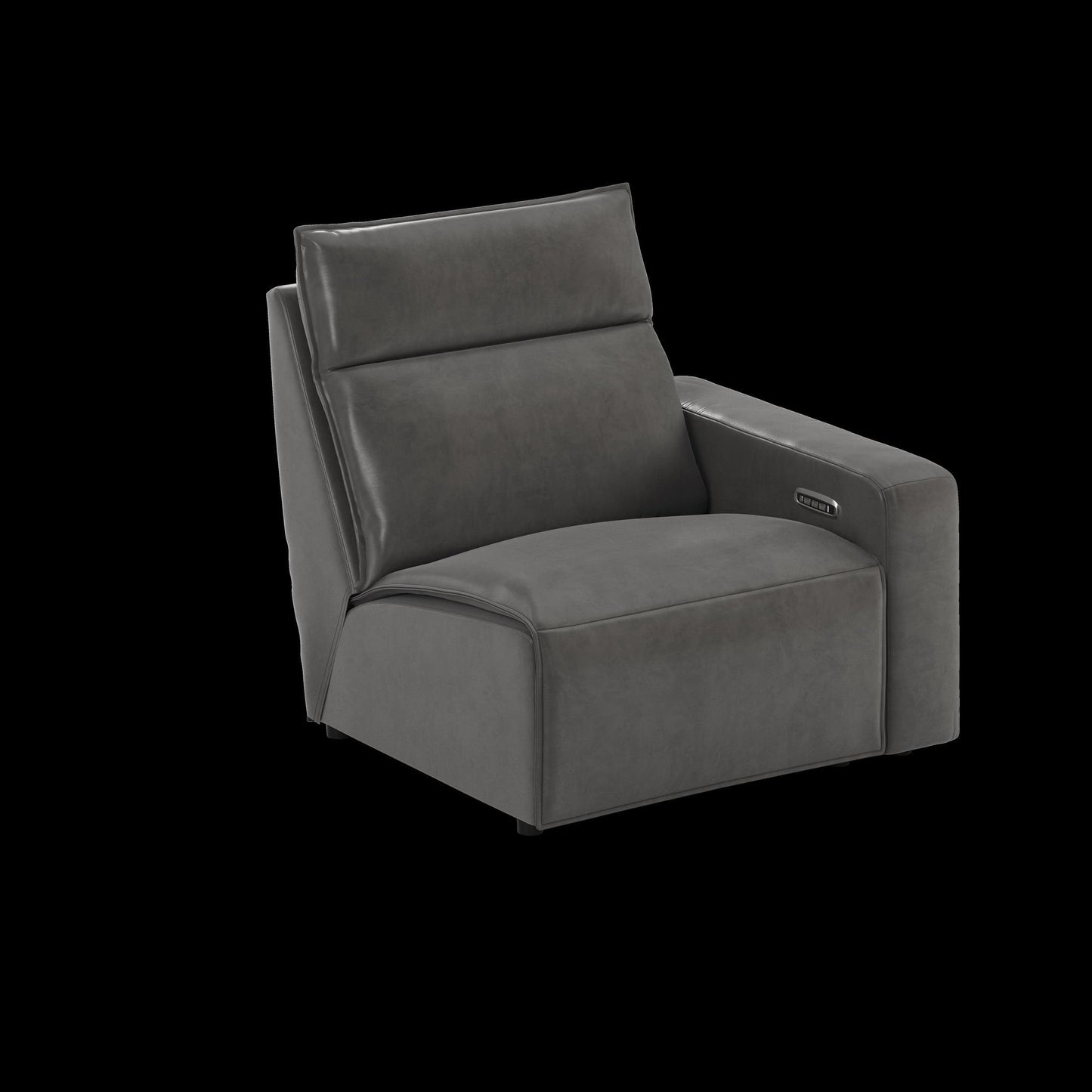 Modular Two Right Arm Facing Power Recliner