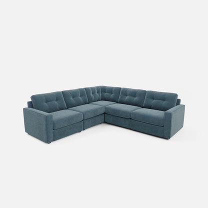 Modular One 5-Piece Sectional - Teal