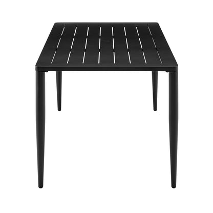 Aileen Outdoor Patio Dining Table in Aluminum